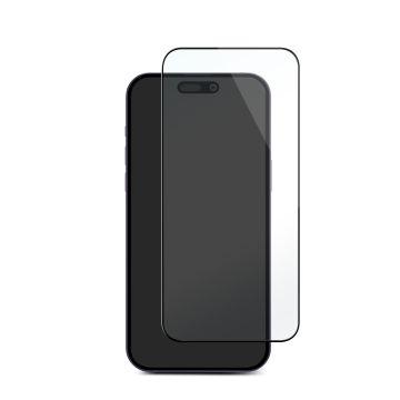 Näytönsuoja iPhone 15 Pro Max, karkaistua lasia, tietoturvasuodatin, 2.5D, 9H, oleofobinen