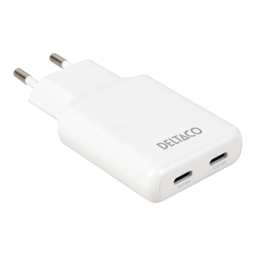 USB-C-seinälaturi 45 W, 2x USB-C PD, kapea koko, kokonaisteho 45 W