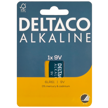 9V/6LR61 Alkaline 1-pack