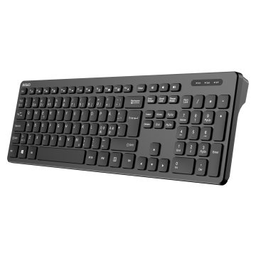 Fullsize wireless membrane keyboard with volume media keys