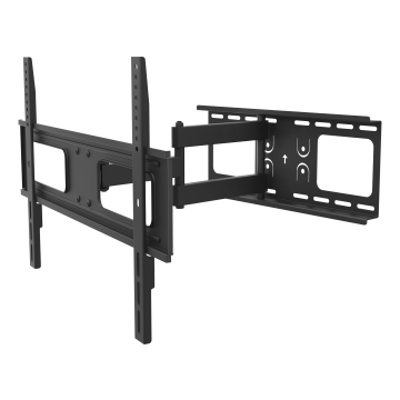 Näytön seinäteline, 32"-75", max 50kg, 3 niveltä, musta