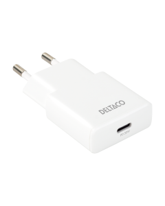 USB-C-sein&auml;laturi, 1x USB-C PD 30 W, kapea koko, tukee PPS:&auml;&auml;