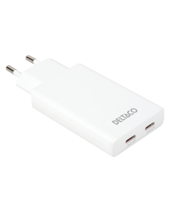 USB-C-sein&auml;laturi 67 W, 2x USB-C PD, kapea koko, kokonaisteho 67 W